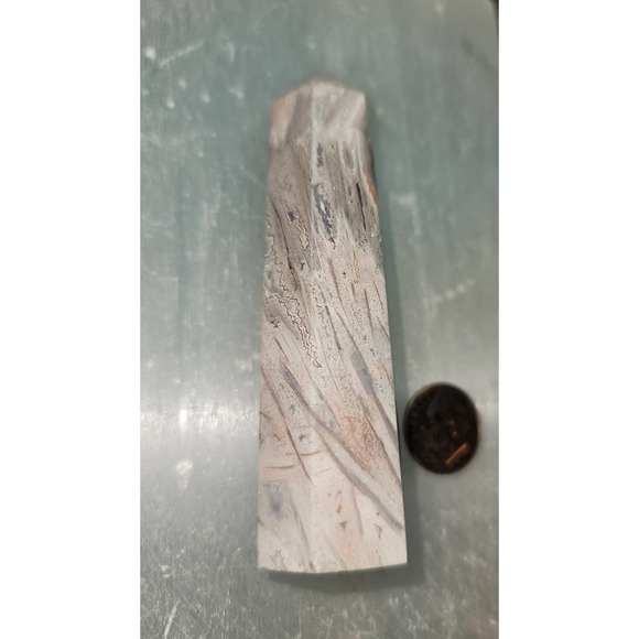 Pink Mexican Crazy Lace Agate Tower - Picture 3 of 5